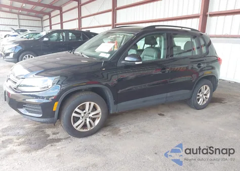 2016 Volkswagen Tiguan S from USA, damaged, VIN WVGBV7AX8GW538964